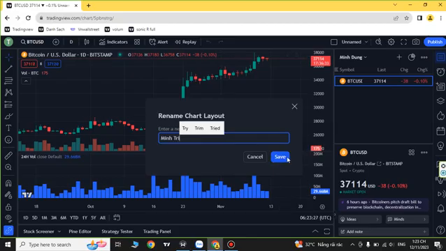 Hình 5. Bước thiết lập biểu đồ và xây dựng layout riêng được cắt từ video.